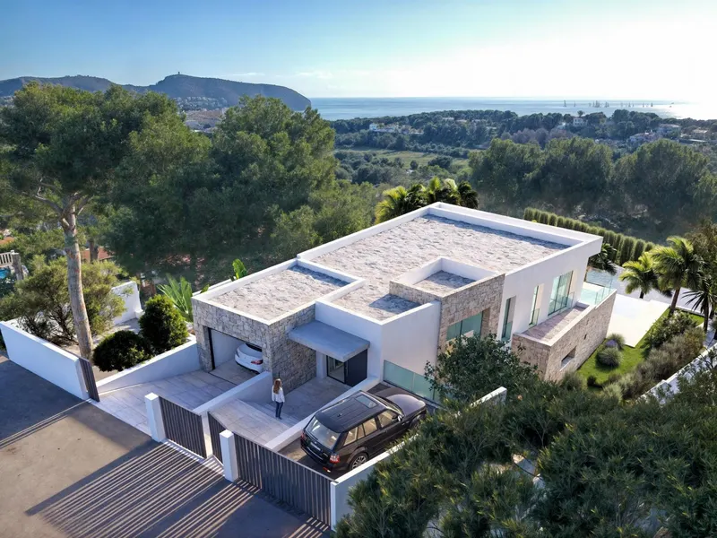 Villa de lujo de nueva construcción con vistas al mar en Moraira