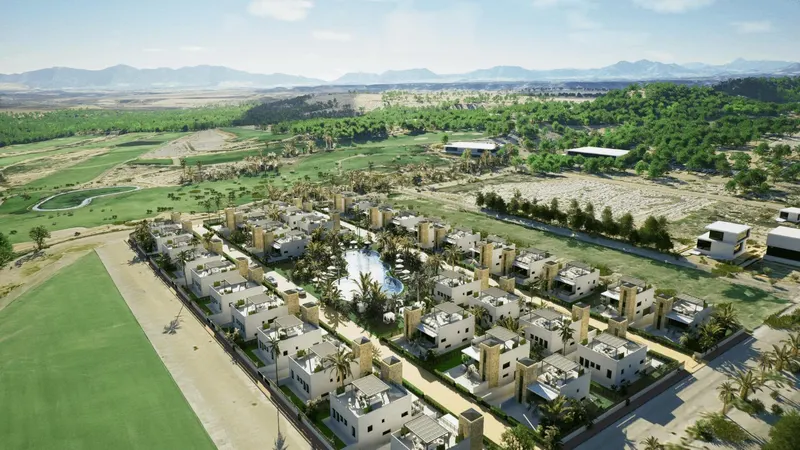 Nowe wille w Camposol Golf (Mazarrón-Murcja) z prywatnym tarasem słonecznym i piwnicą