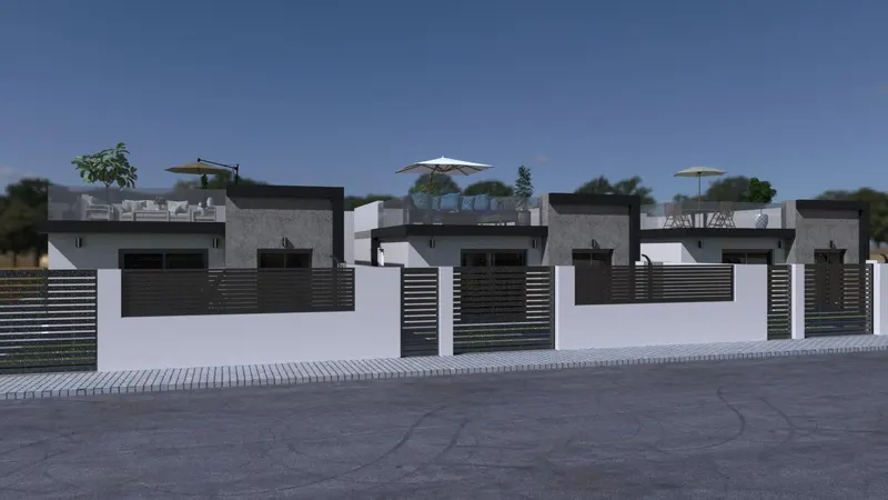 Luxury Single Level Villas with Private Pools in Balsicas, Murcia