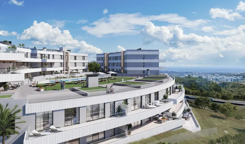 Apartamentos de Obra Nueva con Vistas al Mar en Selwo, Estepona