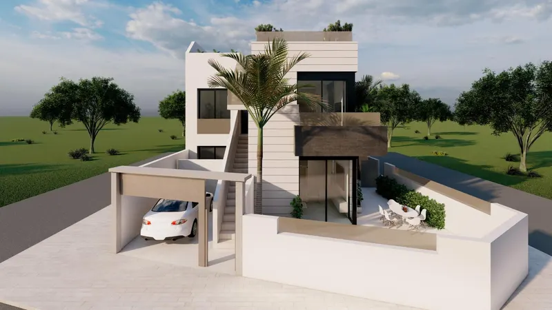Ekskluzywne nowe bungalowy z prywatnym basenem w Pilar de la Horadada