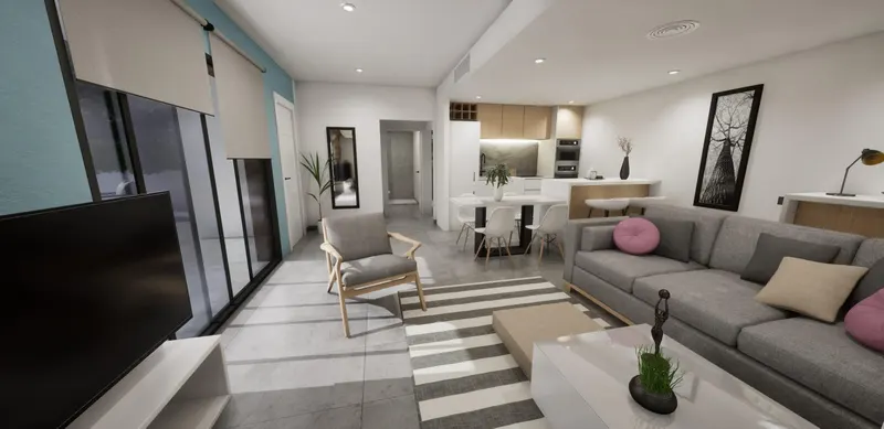 Villas adosadas de nueva construcción en esquina a la venta en Torre Pacheco con piscina privada y solárium