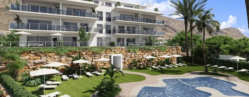 Luksusowe, nowo wybudowane apartamenty i kamienice w ośrodku Sierra Cortina