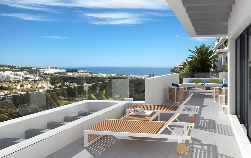 Luxury New Build Apartments with Sea Views in Las Lagunas de Mijas
