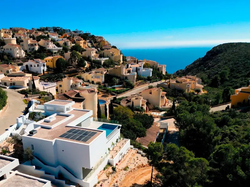 Willa z widokiem na morze w Cumbre del Sol, na północnej Costa Blanca