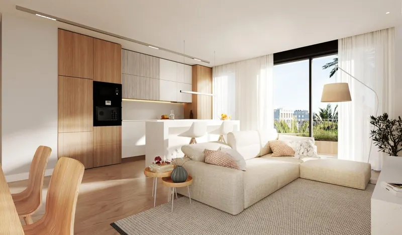 Apartamentos de nueva construcción de estilo contemporáneo en Málaga con servicios de primera calidad y diseño sostenible