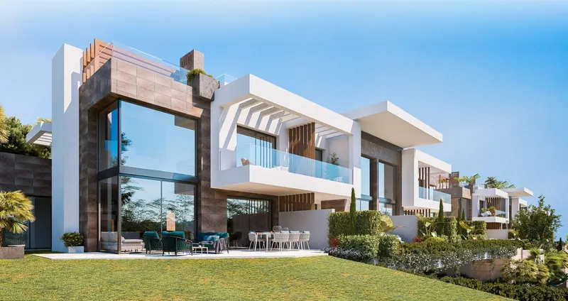 Lujosas casas adosadas de nueva construcción en Río Real, Marbella