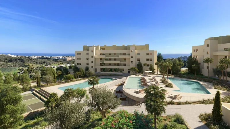 Nowe apartamenty z rozległym widokiem w Mijas Costa – Costa del Sol