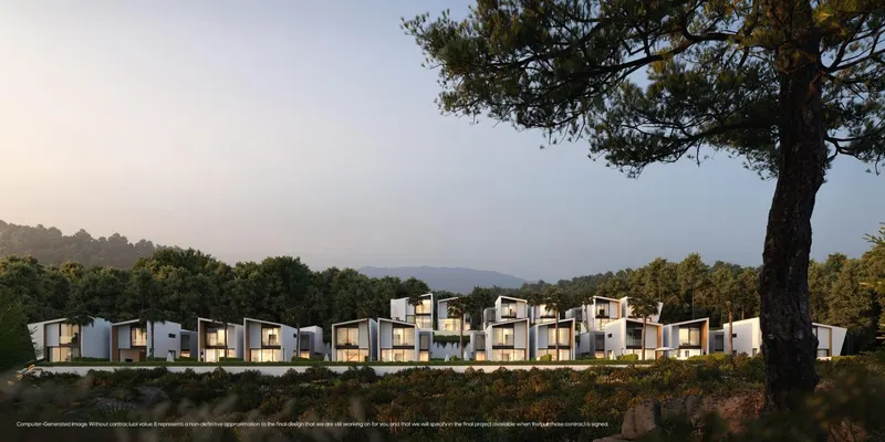 VILLAS DE OBRA NUEVA CON VISTAS AL MAR EN LA CALA DE MIJAS