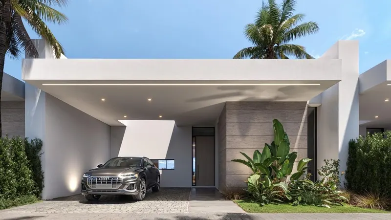 Luxury New Build Attached Villas with Sea Views and private pool in Casares del Sol