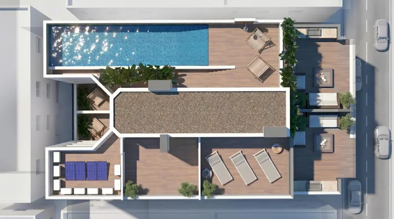 Apartamentos de nueva construcción a 600 metros de la playa en Guardamar del Segura