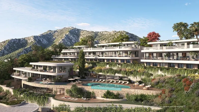 Luxury New Build Townhouses for Sale in Las Lomas del Higueron with Sea Views and Private Pools