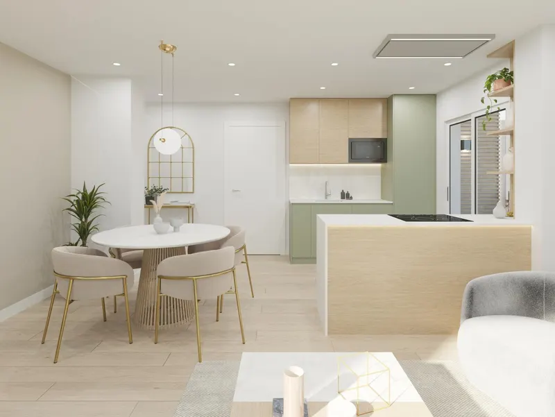 Apartamentos de nueva construcción cerca de la playa en el centro de Guardamar del Segura