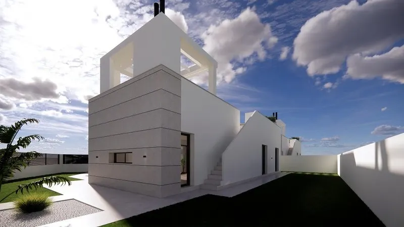 New Build Villas with private pool and solarium in San Luis, Torrevieja