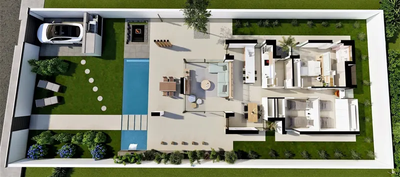 VILLAS DE OBRA NUEVA EN SAN FULGENCIO