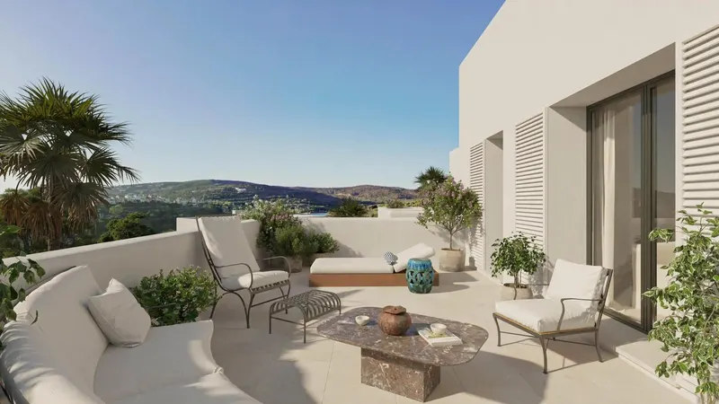 Villas de lujo de nueva construcción en Sotogrande Alto con jardín y piscina privados