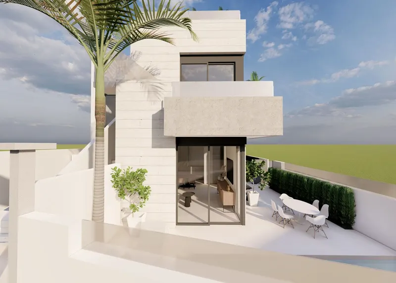 Ekskluzywne nowe bungalowy z prywatnym basenem w Pilar de la Horadada