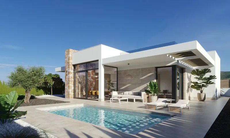 Villas de Obra Nueva en Hacienda del Álamo Golf Resort, Murcia