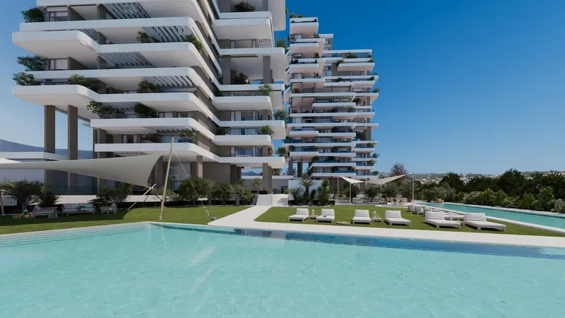 Apartamentos de lujo de nueva construcción con vistas al mar en Calpe, Costa Blanca