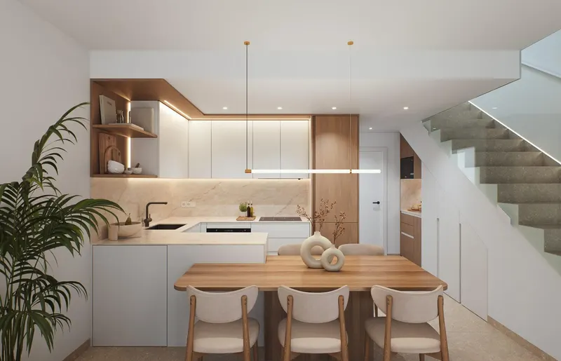 Viviendas Adosadas de Diseño Contemporáneo con Piscina Privada