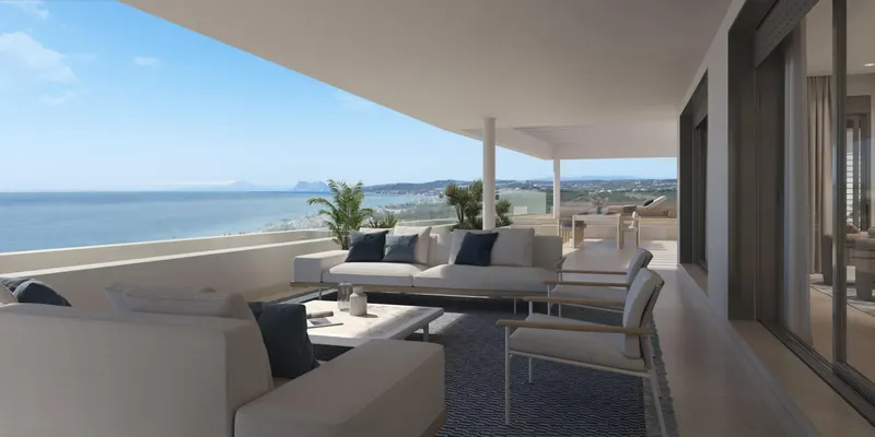 New Build Homes with Sea Views in the Best Area of Estepona