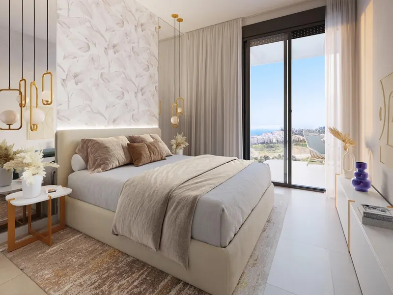 FLATS WITH SEA OR GOLF COURSE VIEWS ON THE COSTA DEL SOL