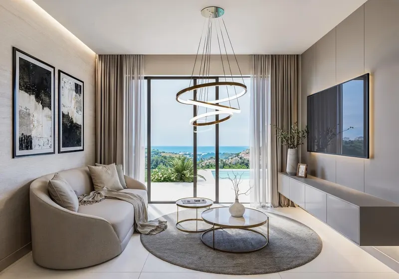Luxury New Build Attached Villas with Sea Views and private pool in Casares del Sol
