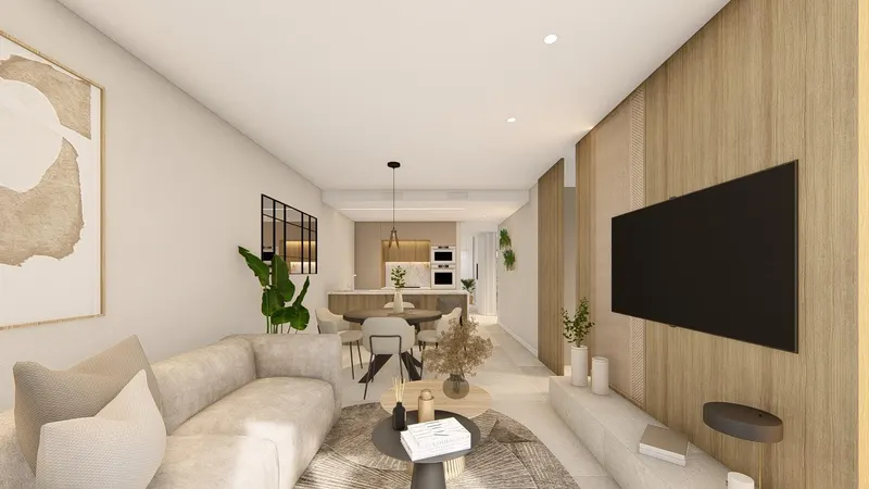 New Build Resort Apartments at La Serena Golf-Los Alcazares Near the Beach