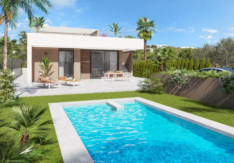 Newly built villas in Vera Playa, Almería: modern homes near the sea