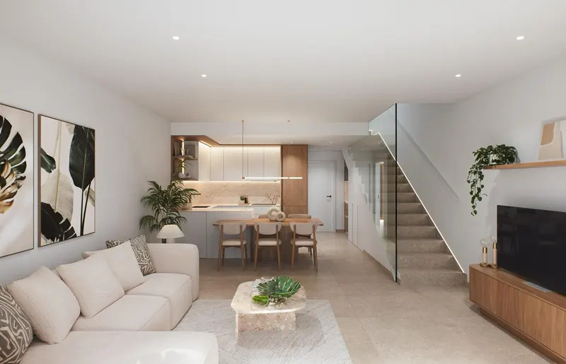 Viviendas Adosadas de Diseño Contemporáneo con Piscina Privada
