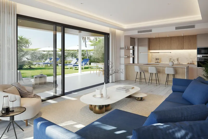 Apartamentos de lujo de nueva construcción en Cerrado del Águila Golf, Mijas, con vistas al mar y al campo de golf