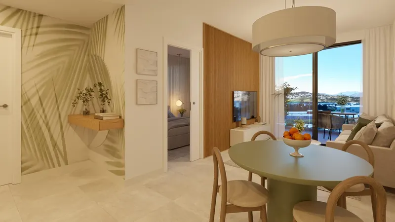 Modernos apartamentos de un dormitorio en Mijas Costa