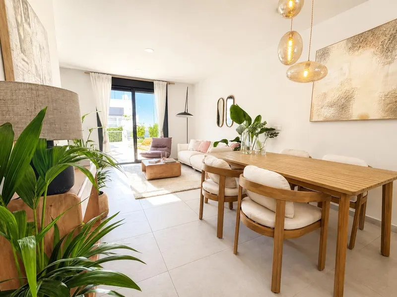 New Build Key Ready Townhouses and Semi Detached Villas in Altaona Golf Resort Murcia
