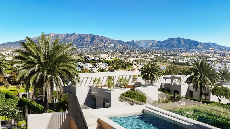 Adosados y chalés adosados de nueva construcción exclusivos en Cerrado del Águila, Mijas Costa