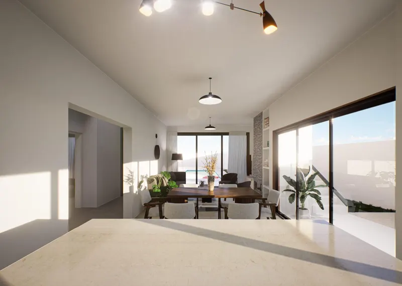 Ibizan-Style Villa in a Tranquil Spanish Village