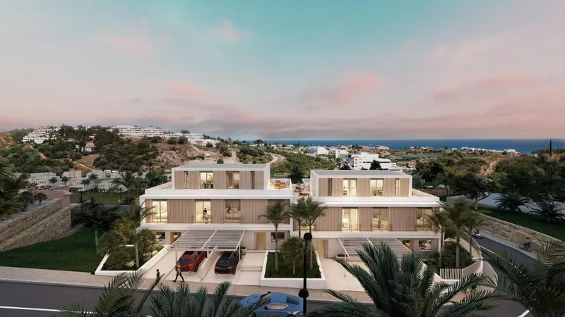 SEMI-DETACHED VILLAS WITH SEA AND GOLF COURSE VIEWS