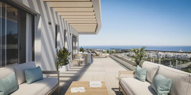 Nowe apartamenty z widokiem na morze w pobliżu parku Selwo, Estepona