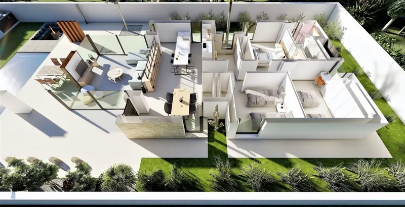 VILLAS DE OBRA NUEVA EN SAN FULGENCIO