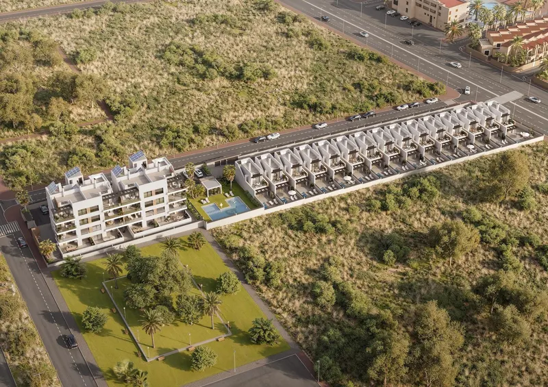 Nuevas viviendas de estilo escandinavo en Aguas Nuevas, Torrevieja
