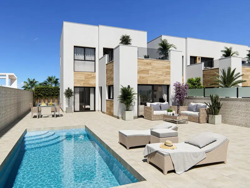 Villas de Obra Nueva con Piscina Privada en Oasis de la Marina, Costa Blanca