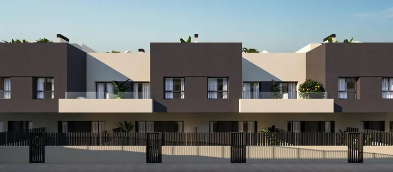 New Build 4 Bedroom Townhouses in Torre del Mar Just 800 m from the Beach