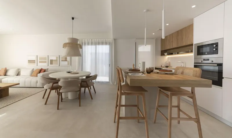 Nowe wille w Altaona Golf Resort w Murcji z prywatnym basenem i widokiem na góry