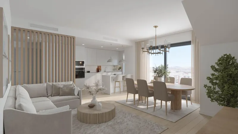 New Construction Residential Development in San Agustín, Alicante, with Stunning City Views