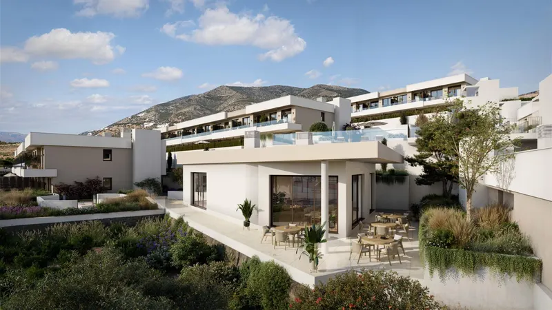 Adosados de lujo de nueva construcción con vistas al mar en El Higuerón, Fuengirola