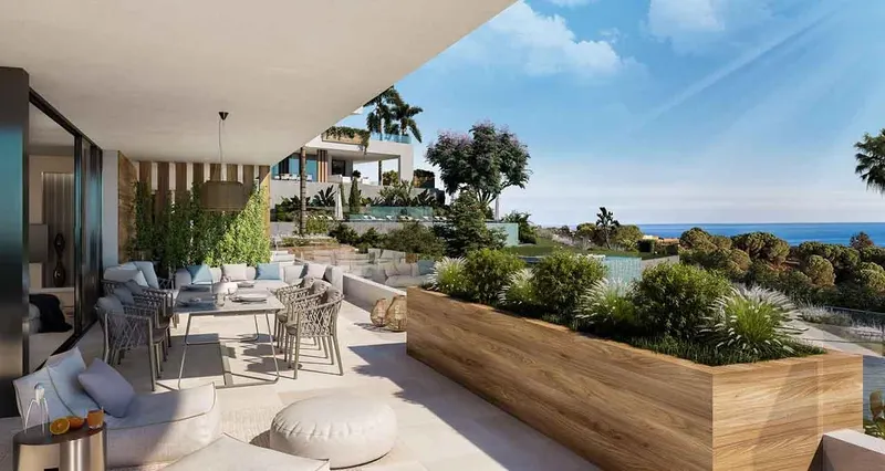 URBANIZACIÓN DE LUJO EN MARBELLA CON VISTAS AL MAR