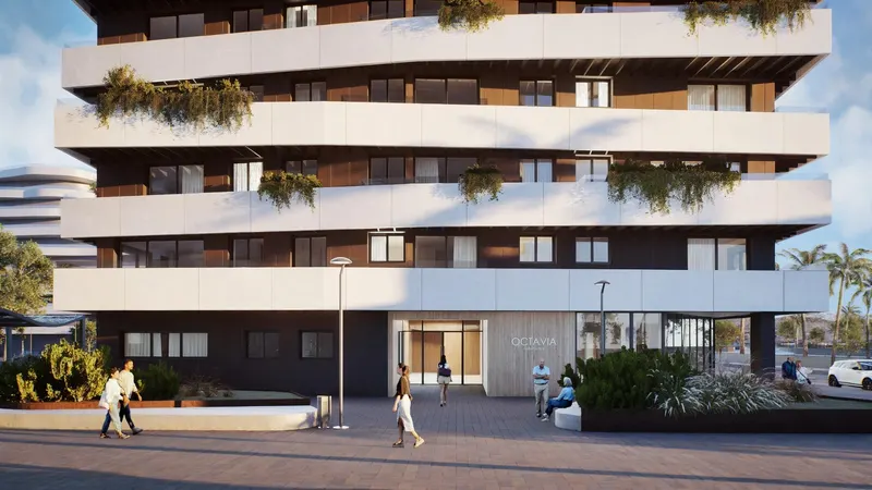 Modern New Build Apartments on the Beachfront in Malaga