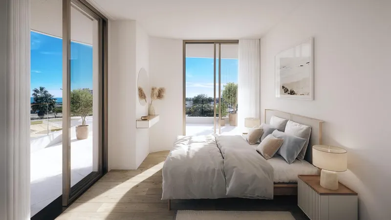 Residencias de lujo frente al mar en Málaga ciudad con vistas panorámicas al mar