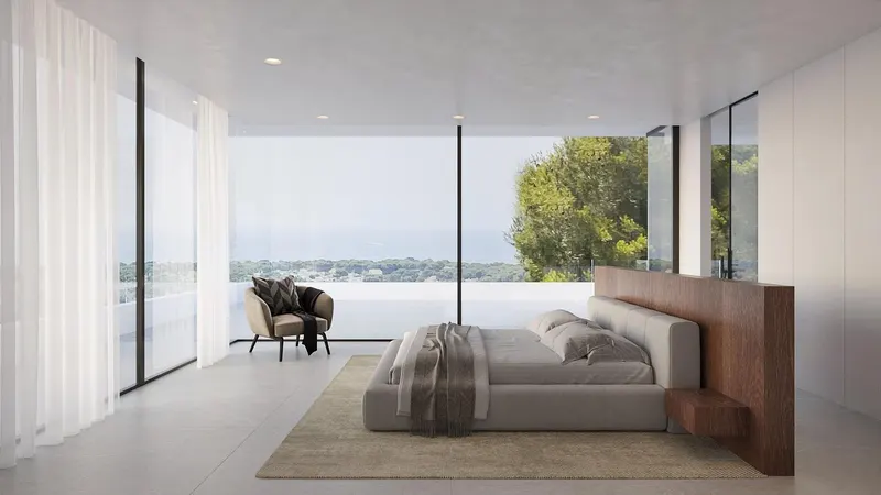 Villa contemporánea de lujo con vistas al mar en Benimeit, Moraira