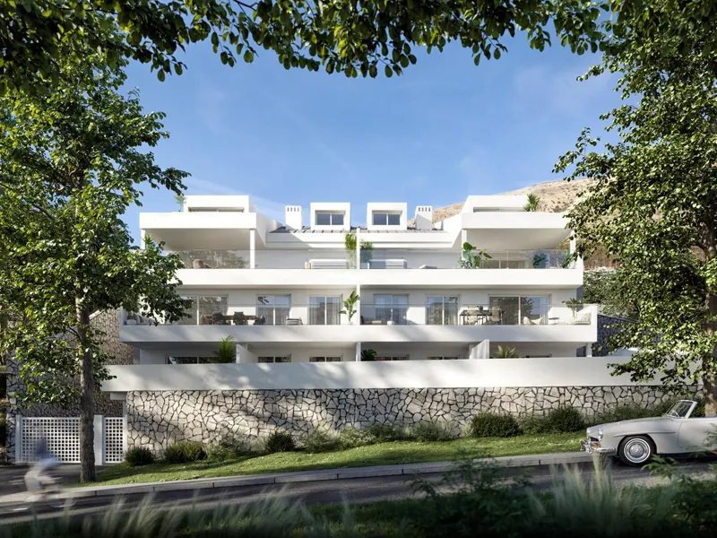 RESIDENCIAL DE OBRA NUEVA CON VISTAS AL MAR EN BENALMADENA