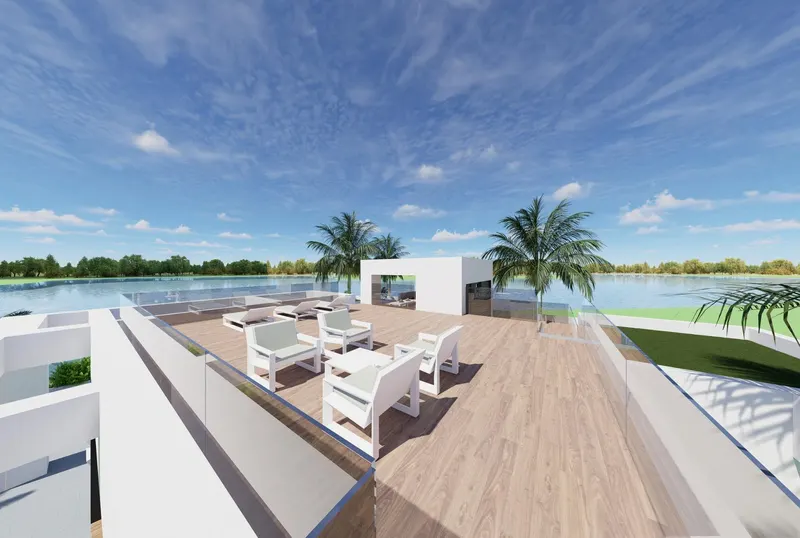 Frontline Lake Luxury Villa in Santa Rosalia Lake and Life Resort Murcia